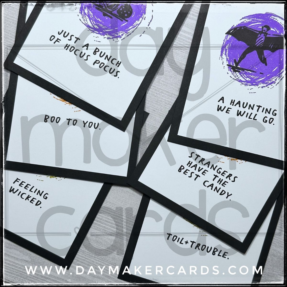 Set - Halloween Variety Handmade Cards