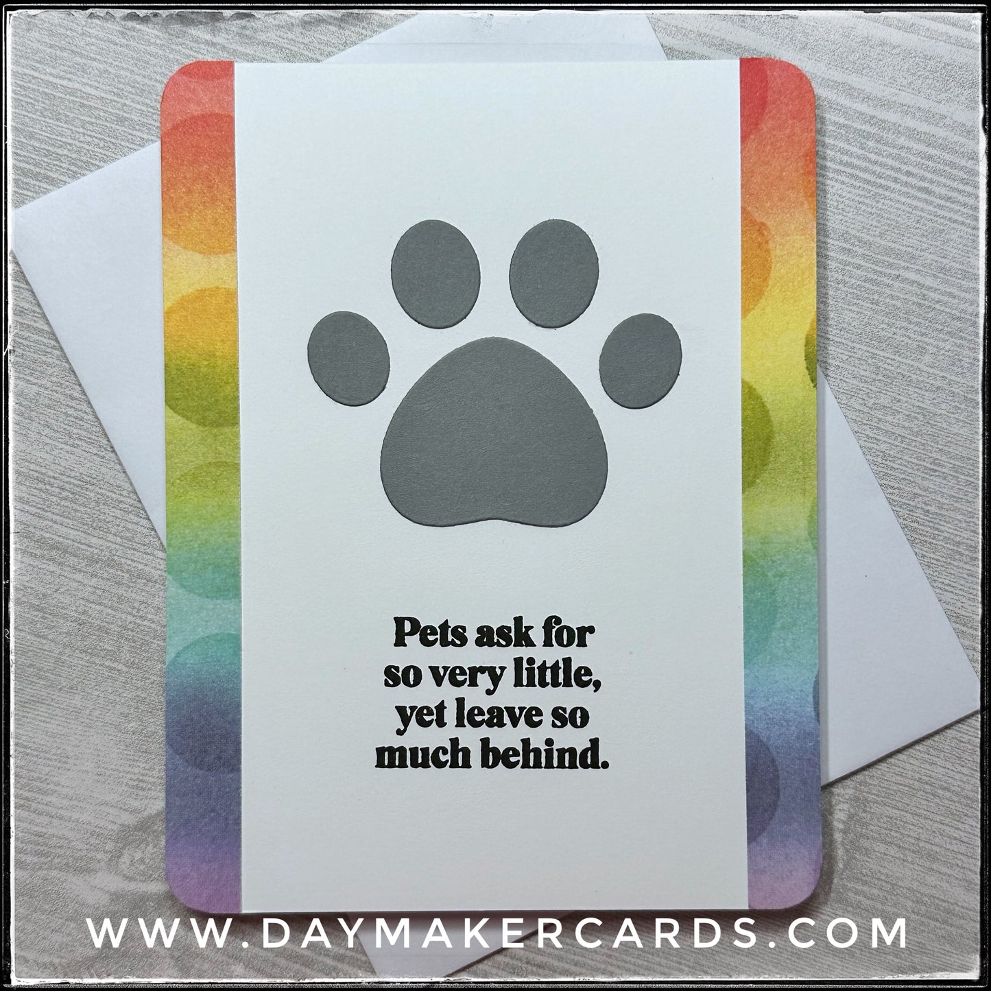Pets Leave So Much Handmade Card