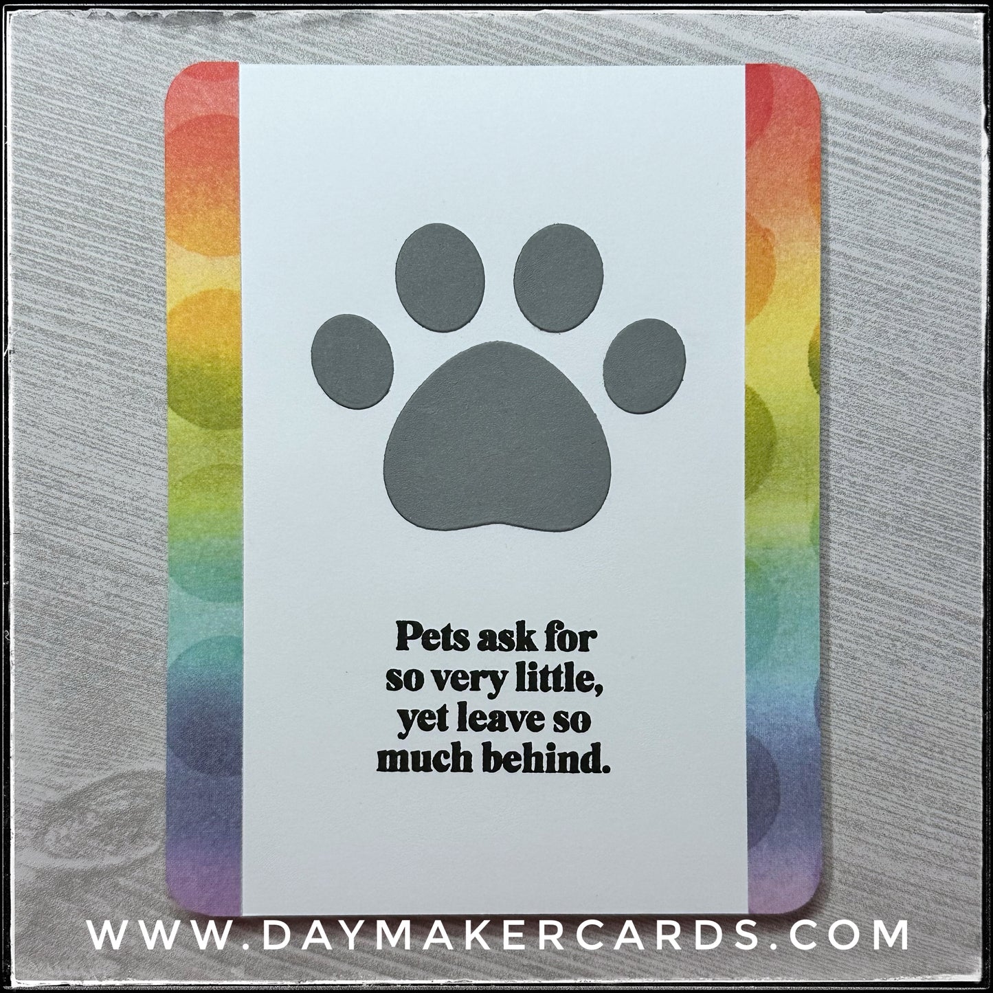 Pets Leave So Much Handmade Card