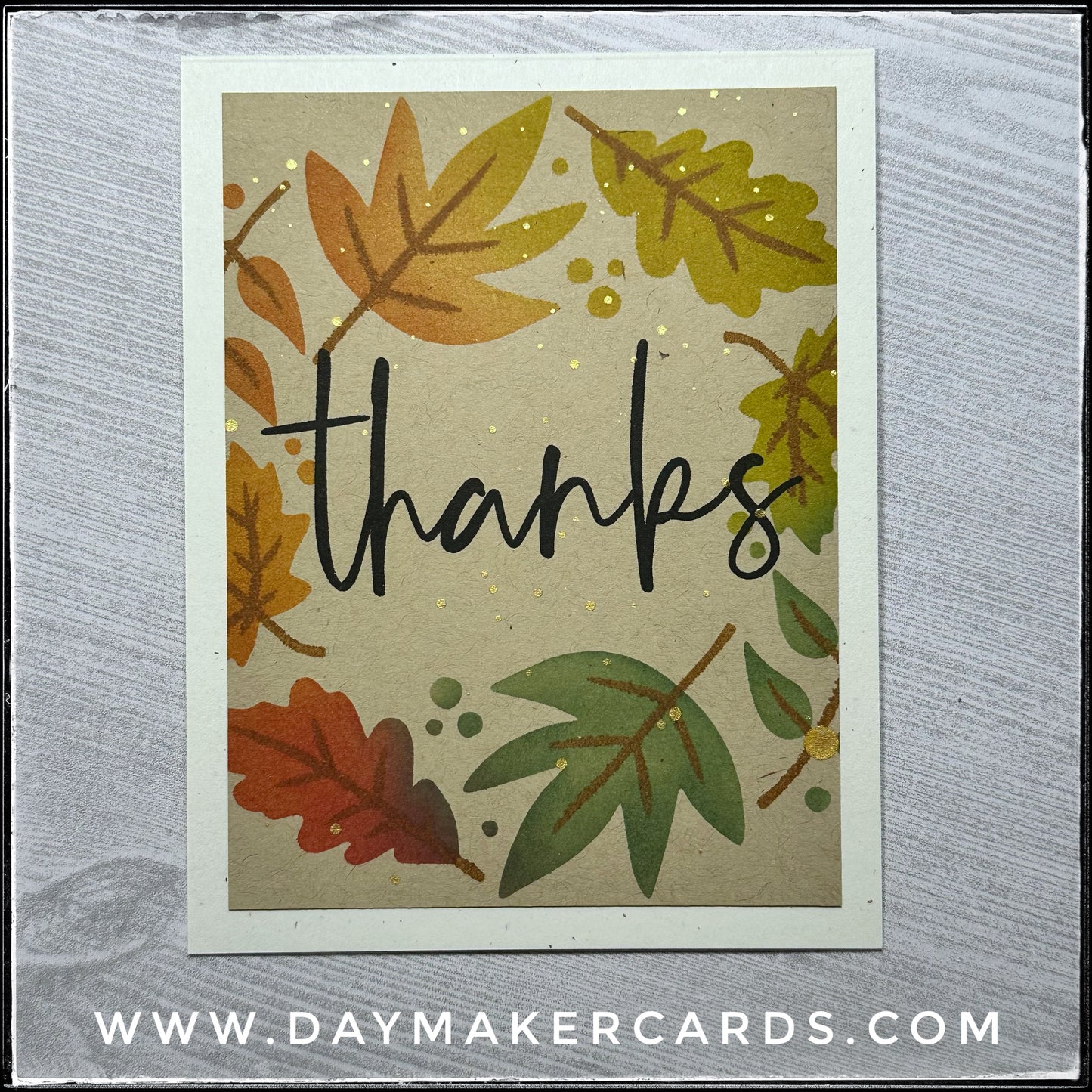 Thanks Handmade Card