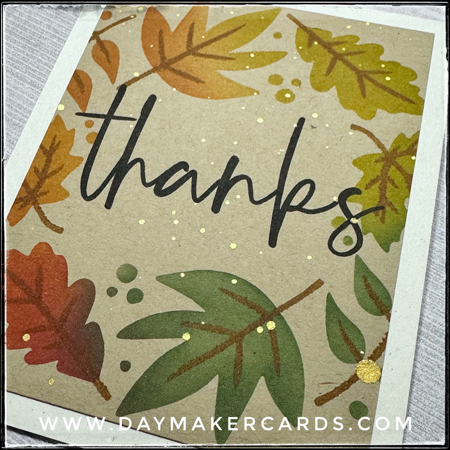 Thanks Handmade Card