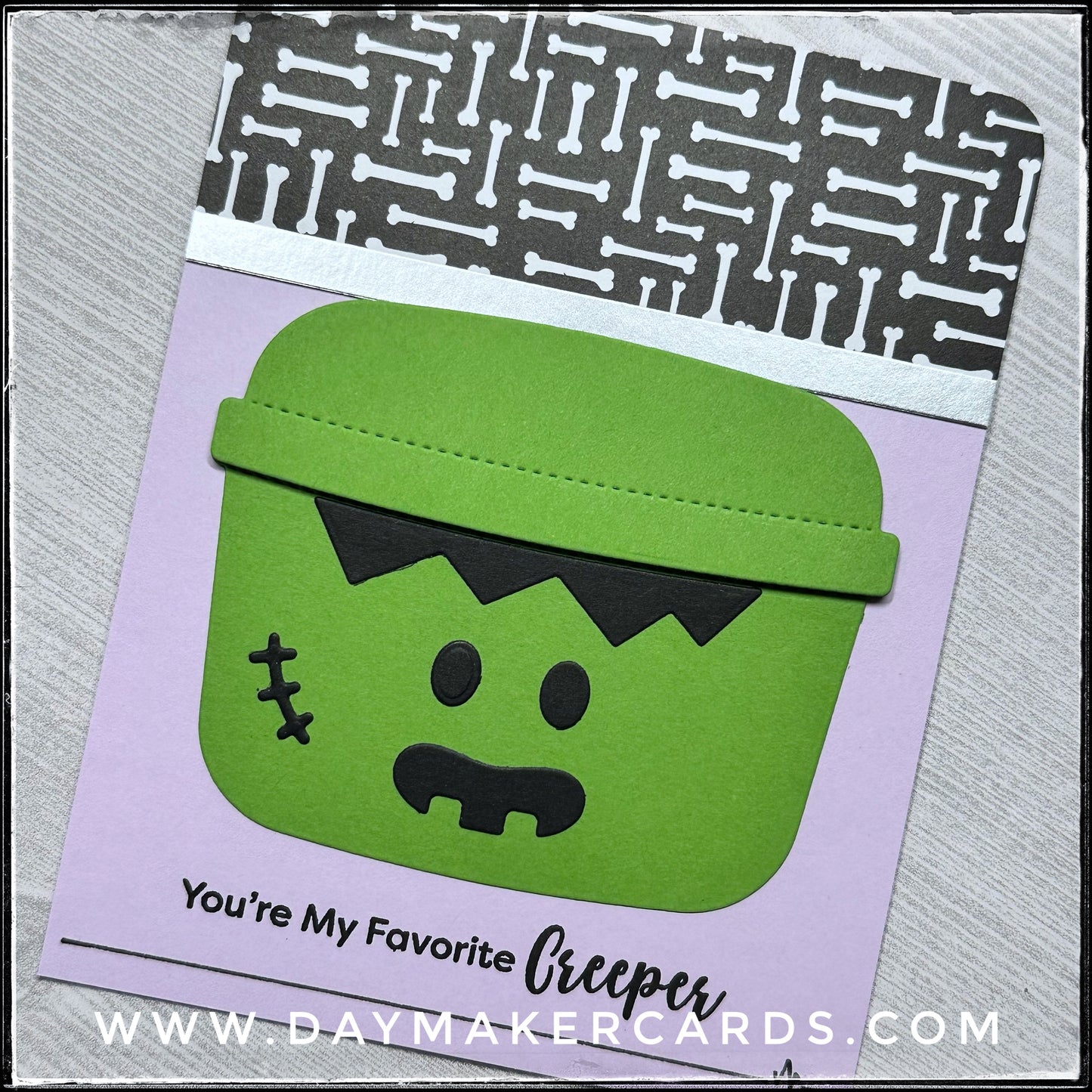 You're My Favorite Creeper Handmade Card