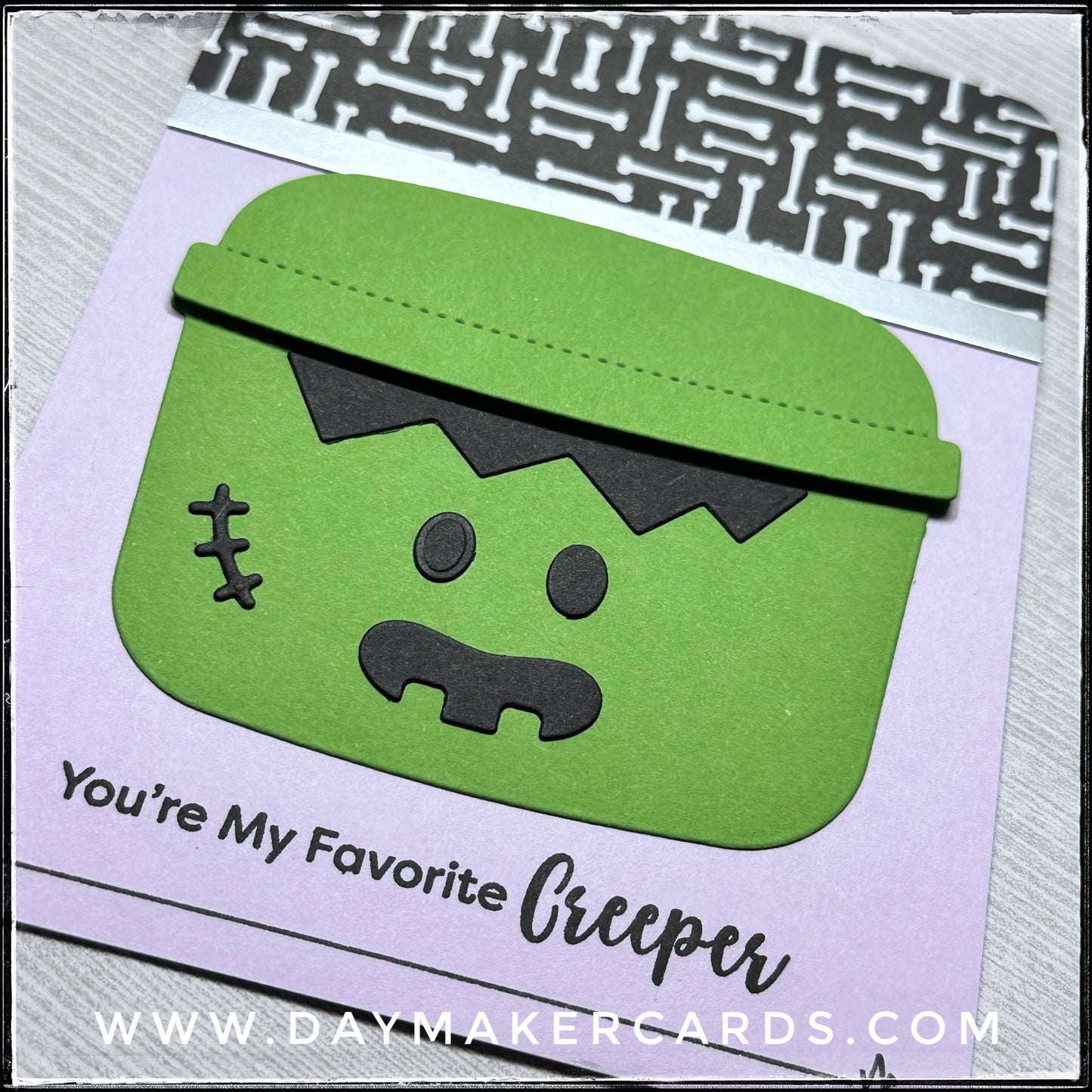 You're My Favorite Creeper Handmade Card