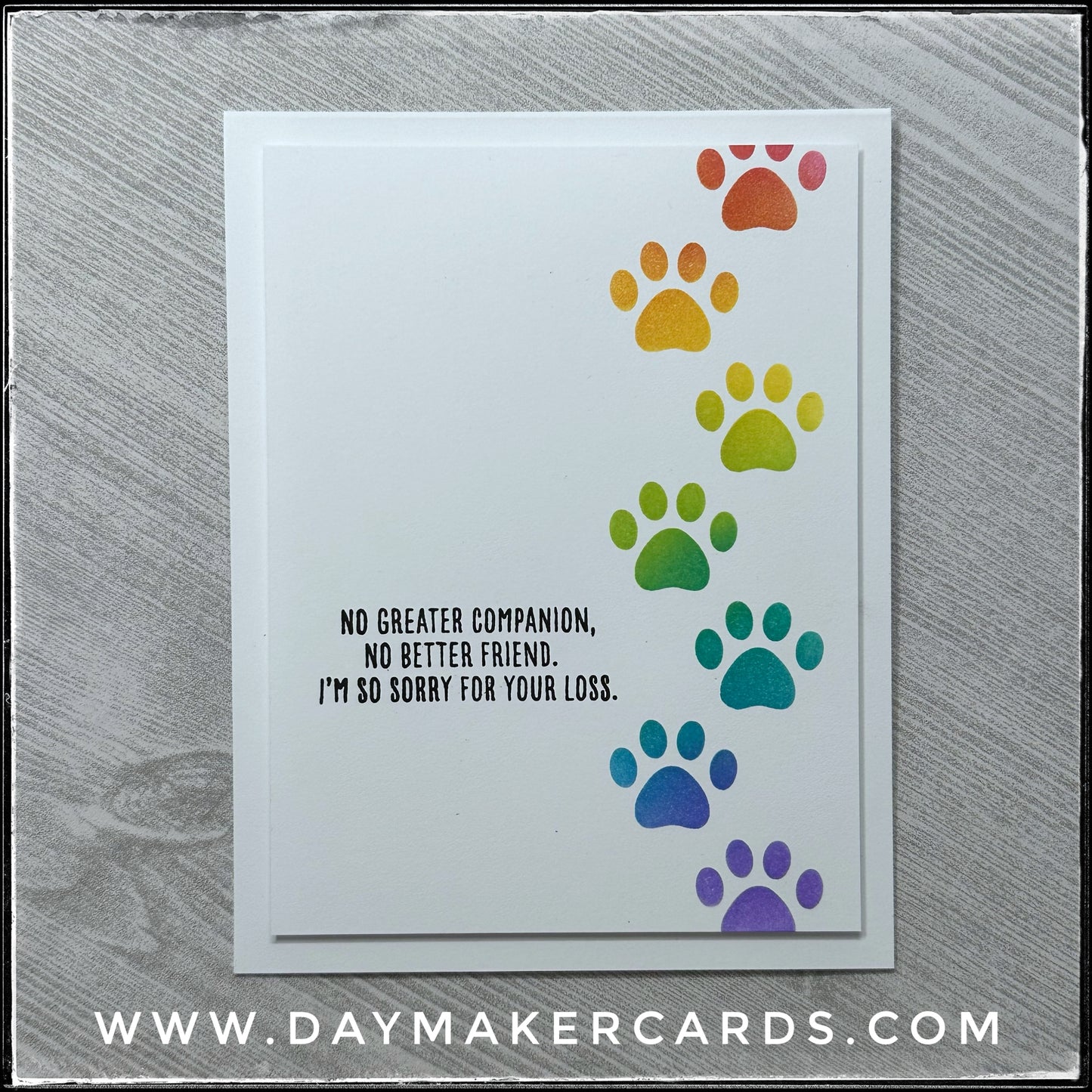 Rainbow Bridge Handmade Card