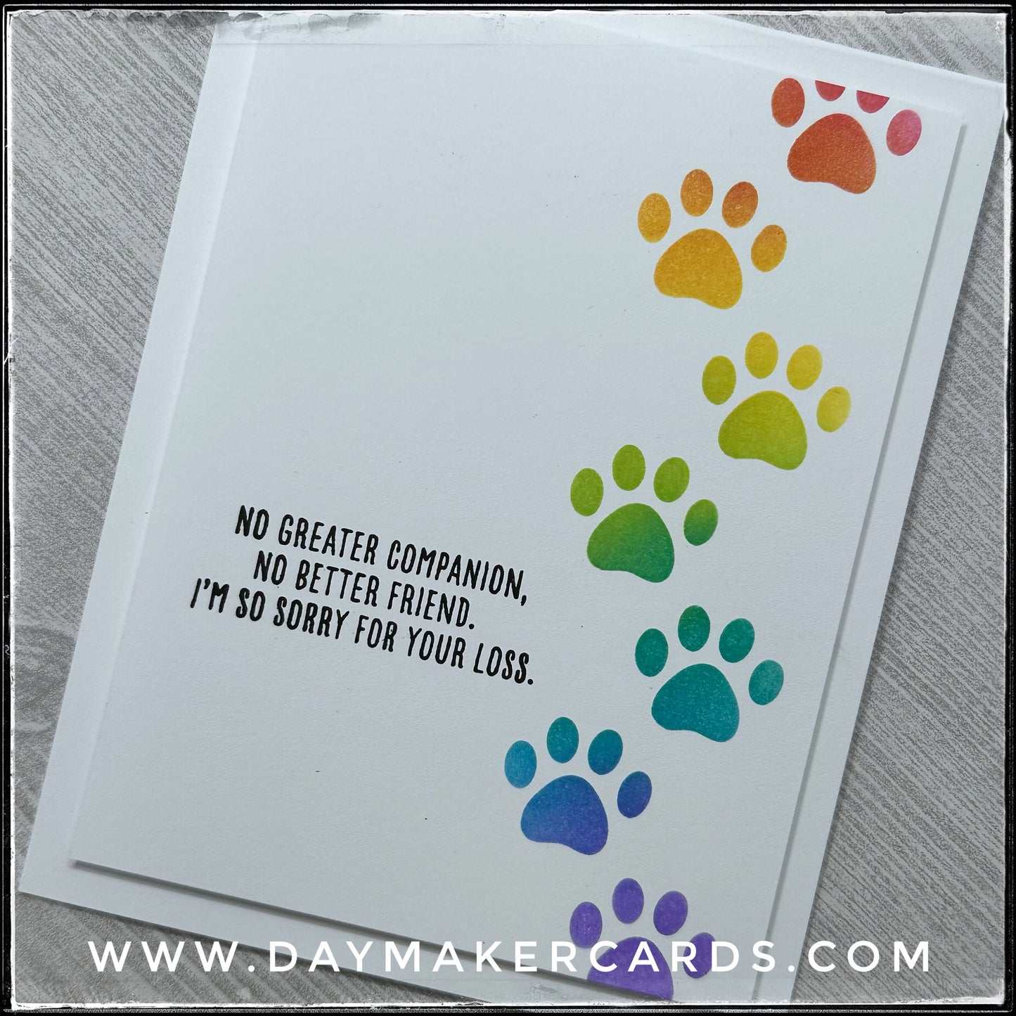Rainbow Bridge Handmade Card