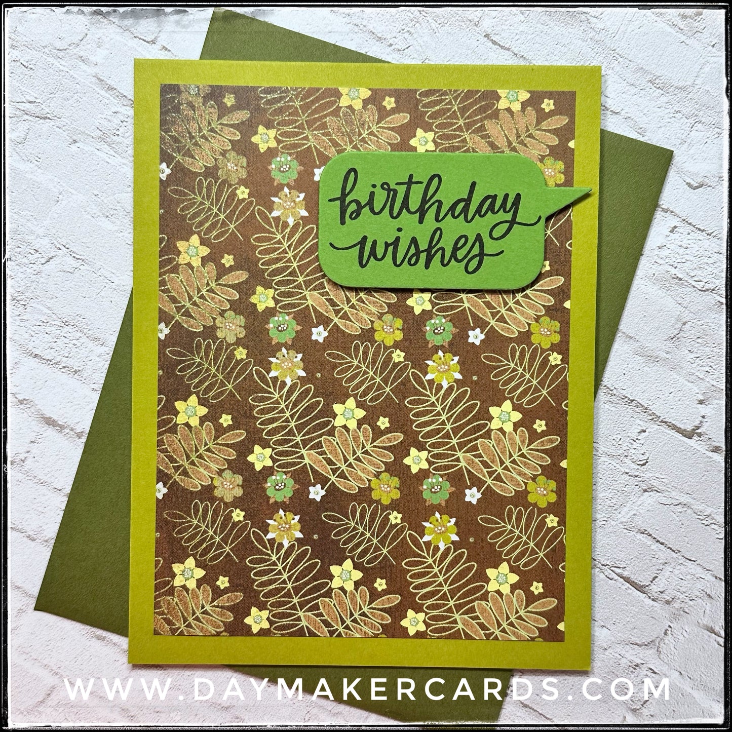 Birthday Wishes Handmade Card