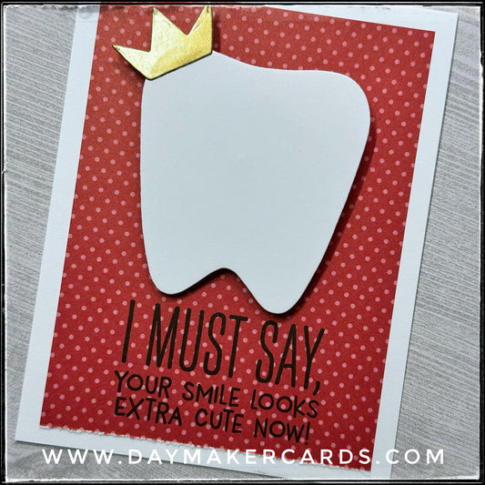 Extra Cute Smile Handmade Card