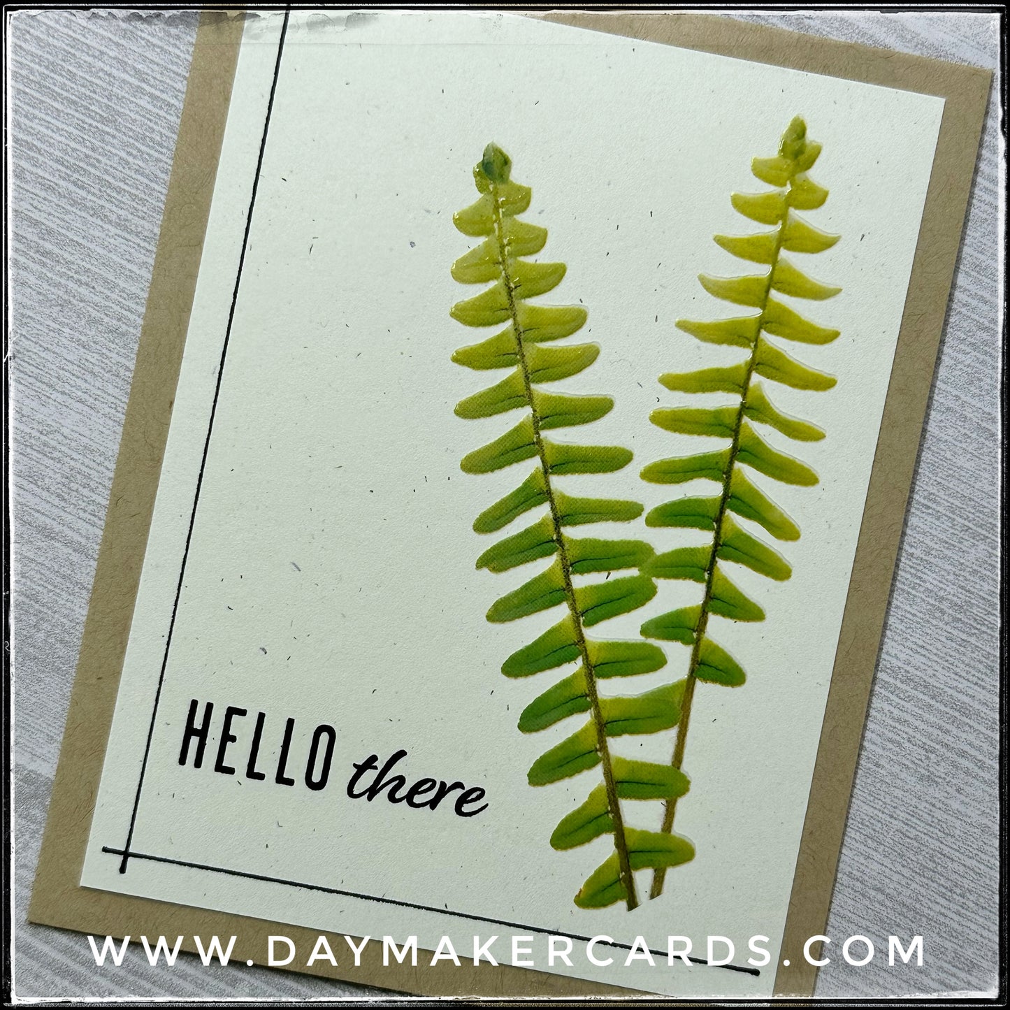 Hello There Handmade Card