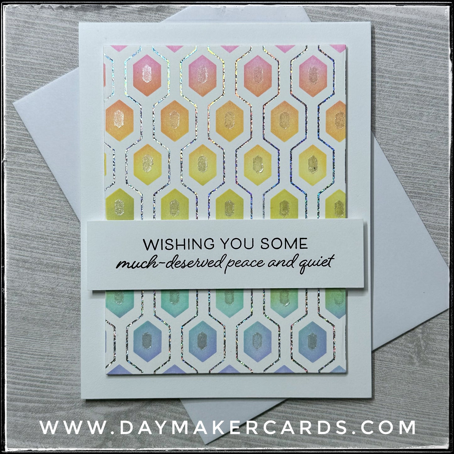 Peace and Quiet Handmade Card