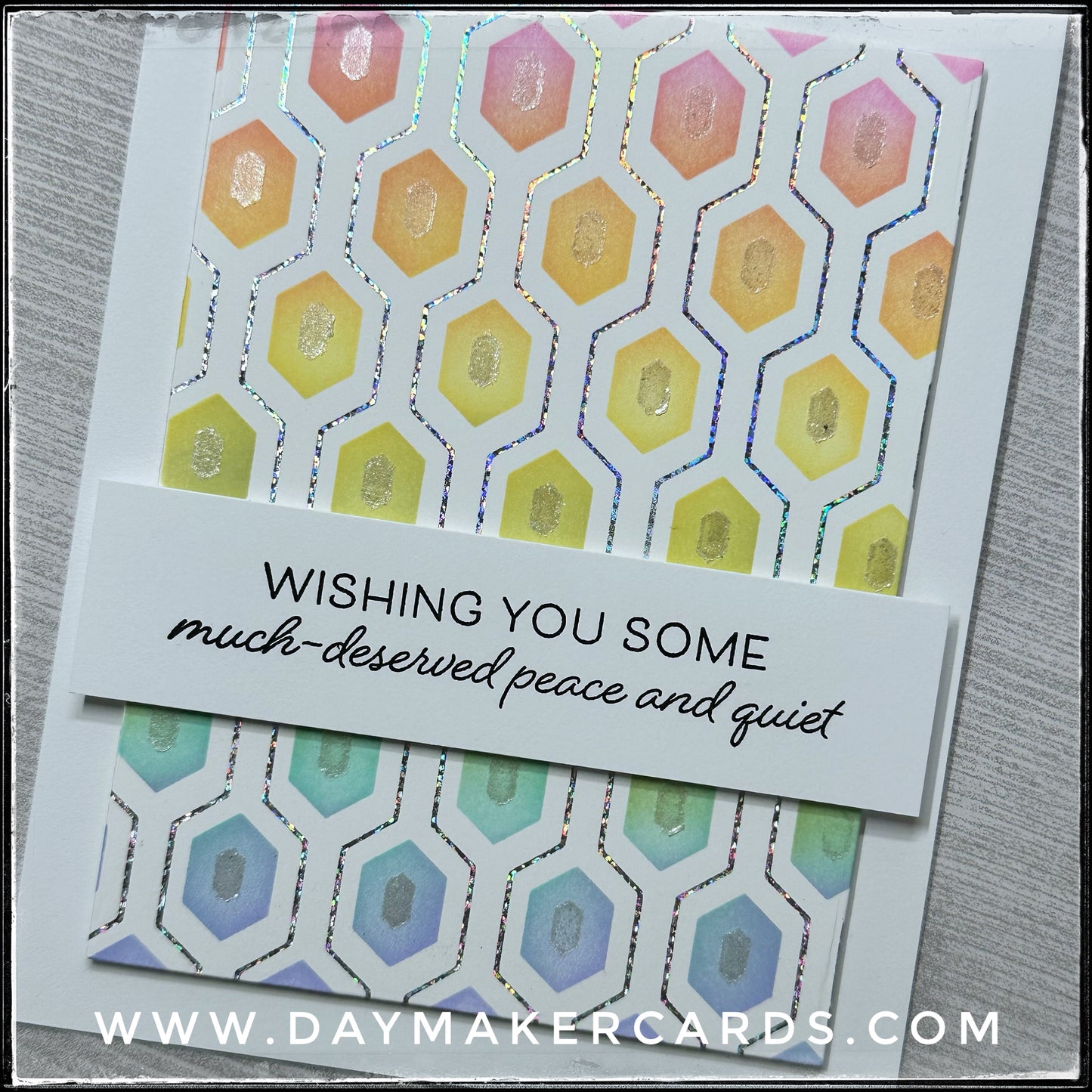 Peace and Quiet Handmade Card