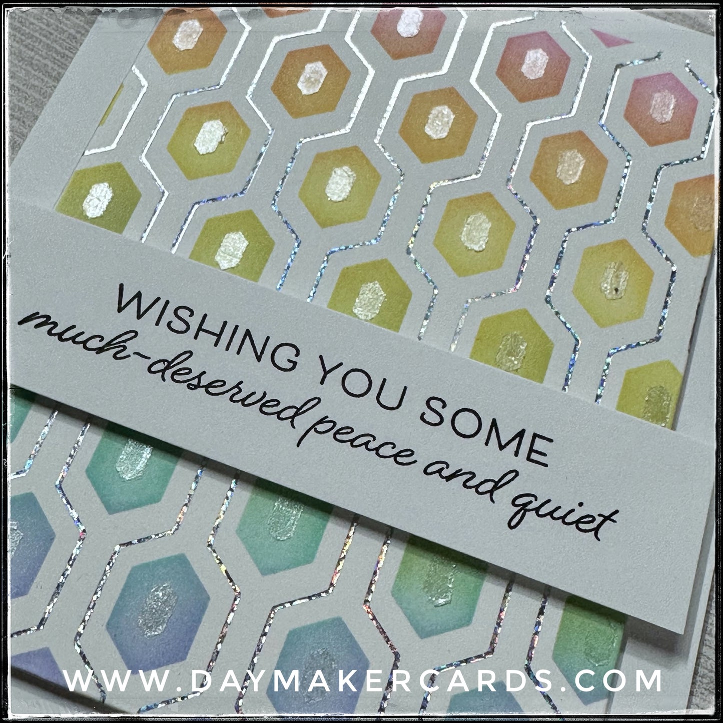 Peace and Quiet Handmade Card