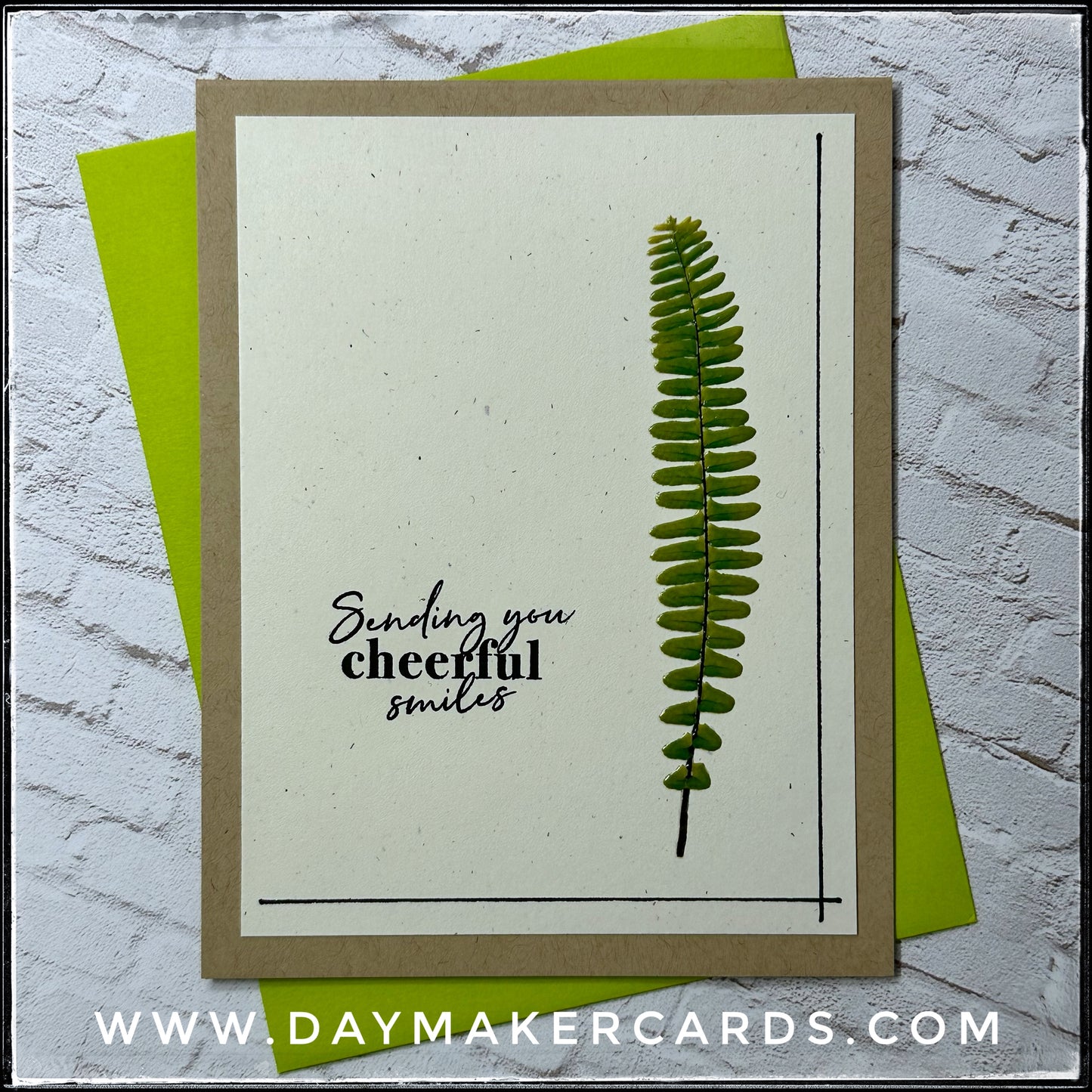 Cheerful Smiles Handmade Card