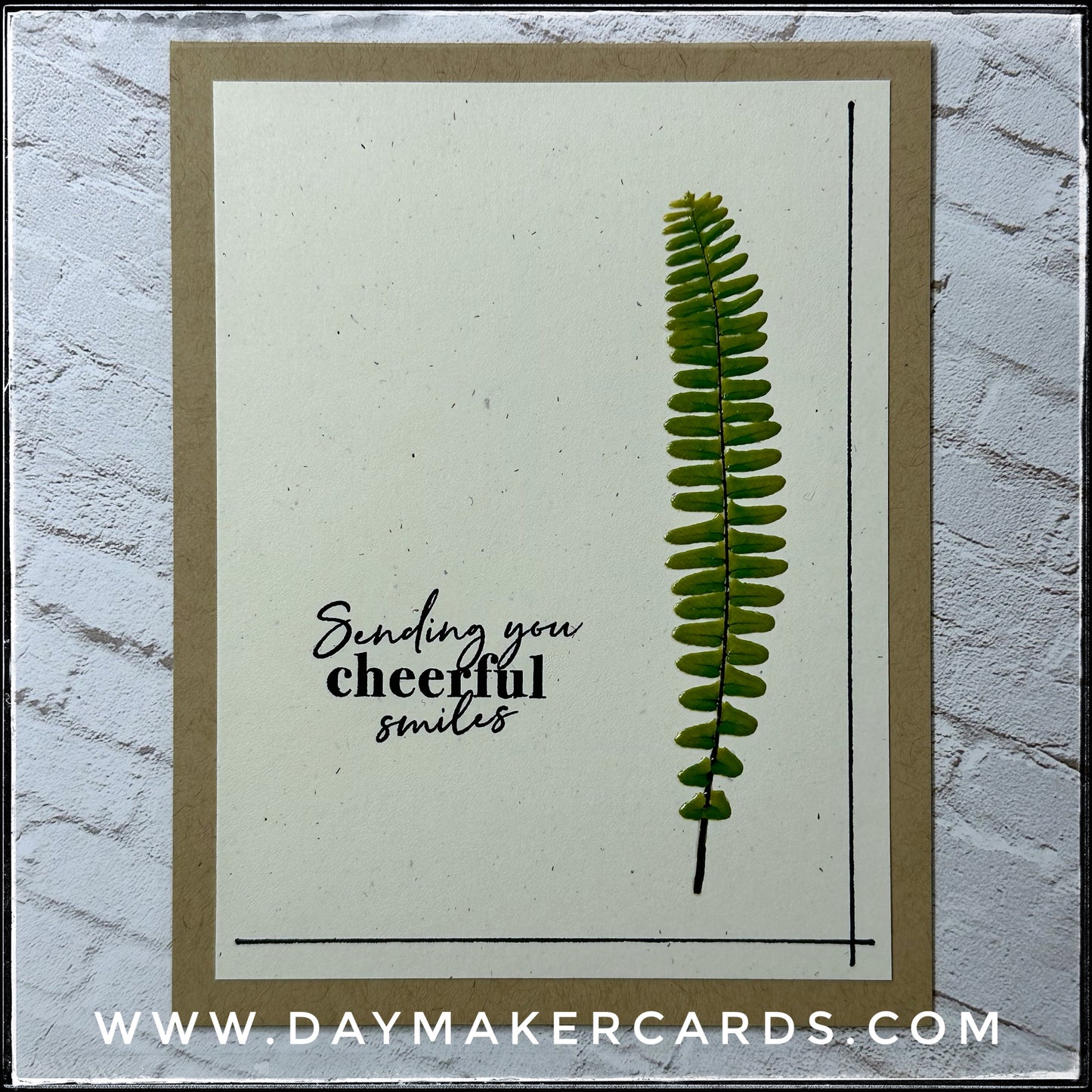 Cheerful Smiles Handmade Card