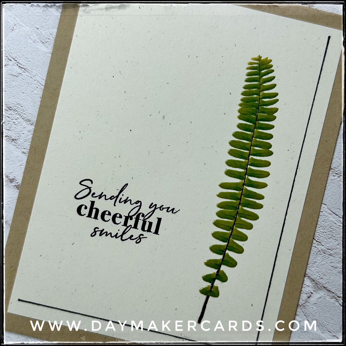 Cheerful Smiles Handmade Card