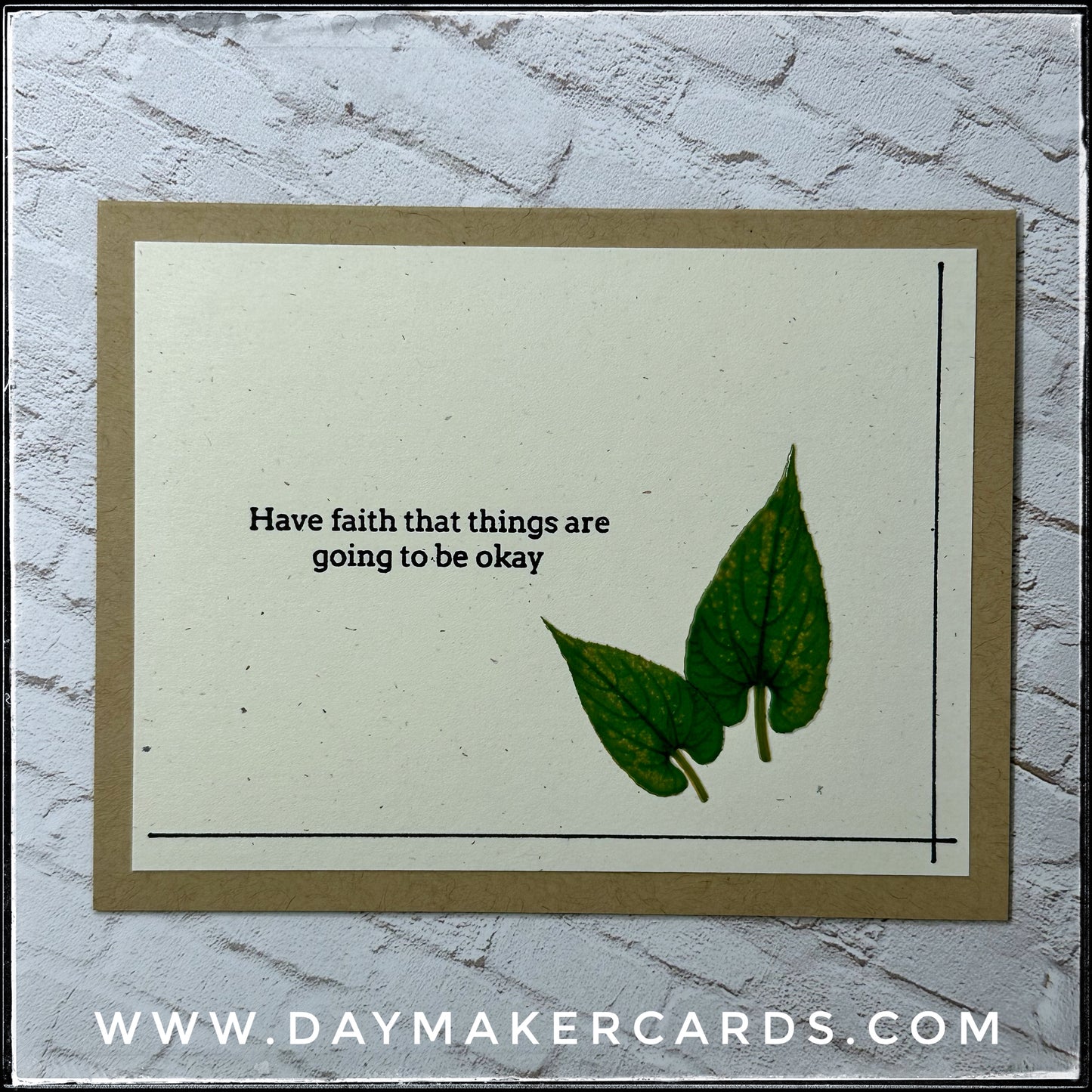 Have Faith Handmade Card