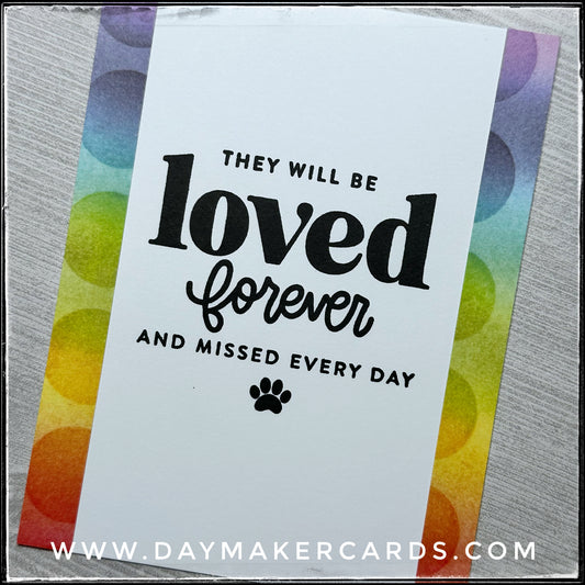 Loved Forever Handmade Card