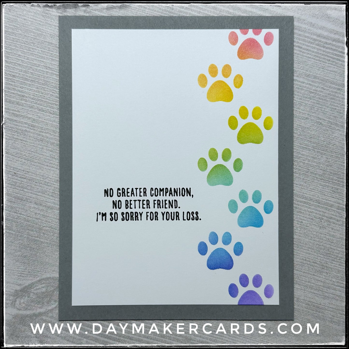 No Greater Companion Handmade Card