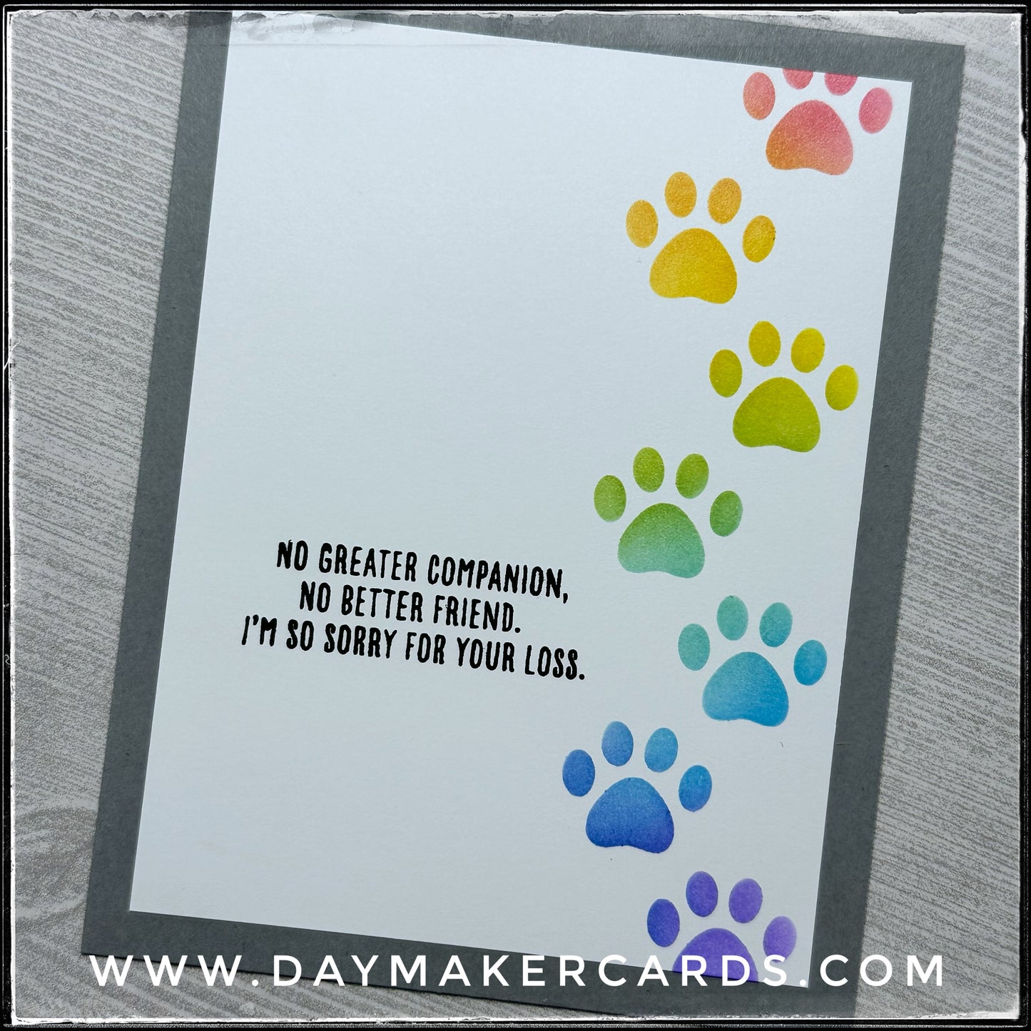 No Greater Companion Handmade Card