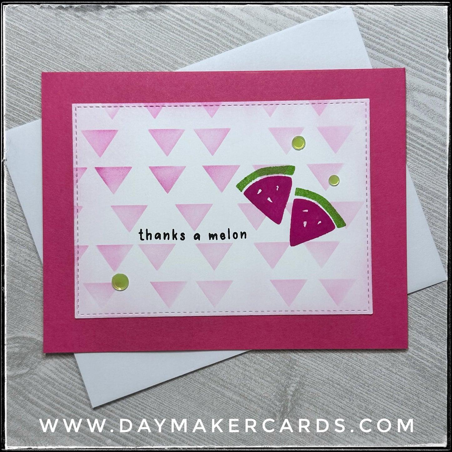 Thanks A Melon Handmade Card