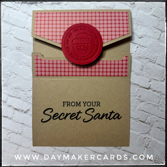 Santa - Secret Santa Gift Card Holder