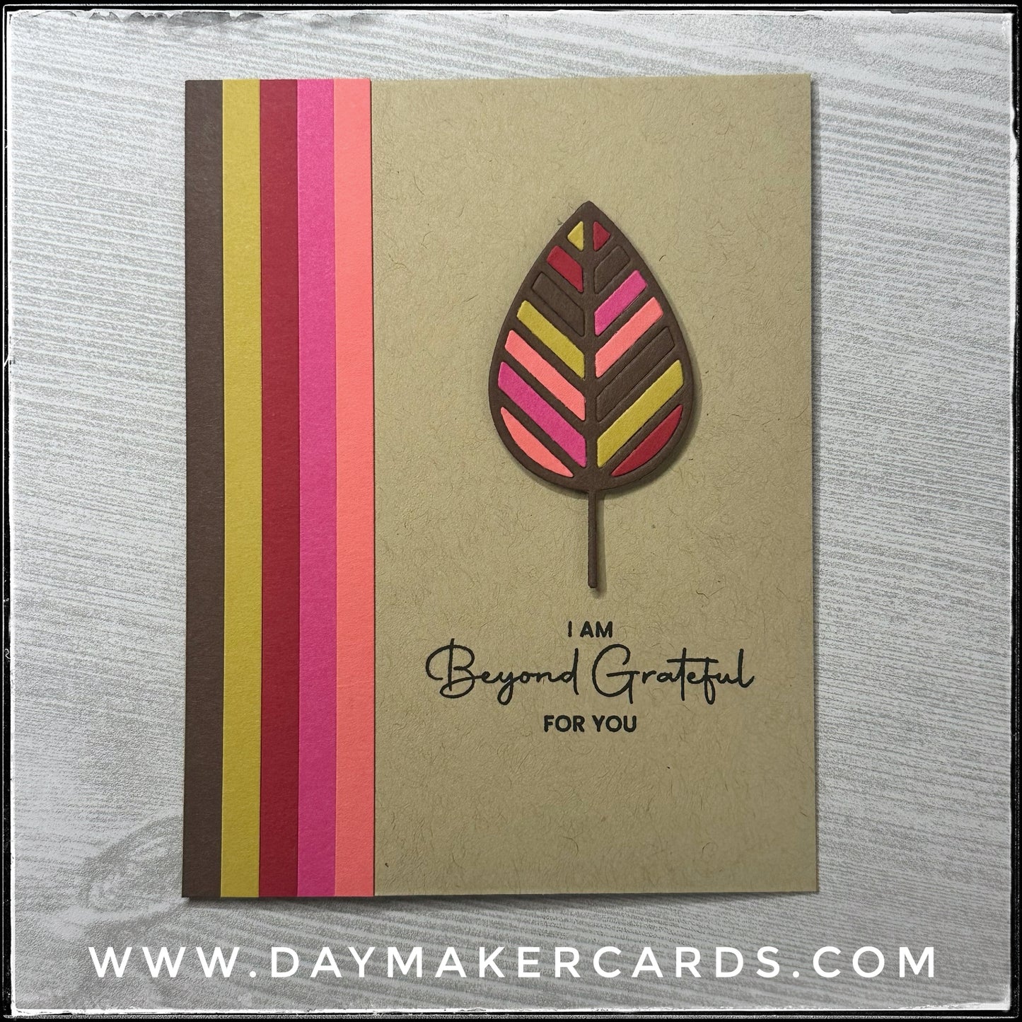 Beyond Grateful Handmade Card