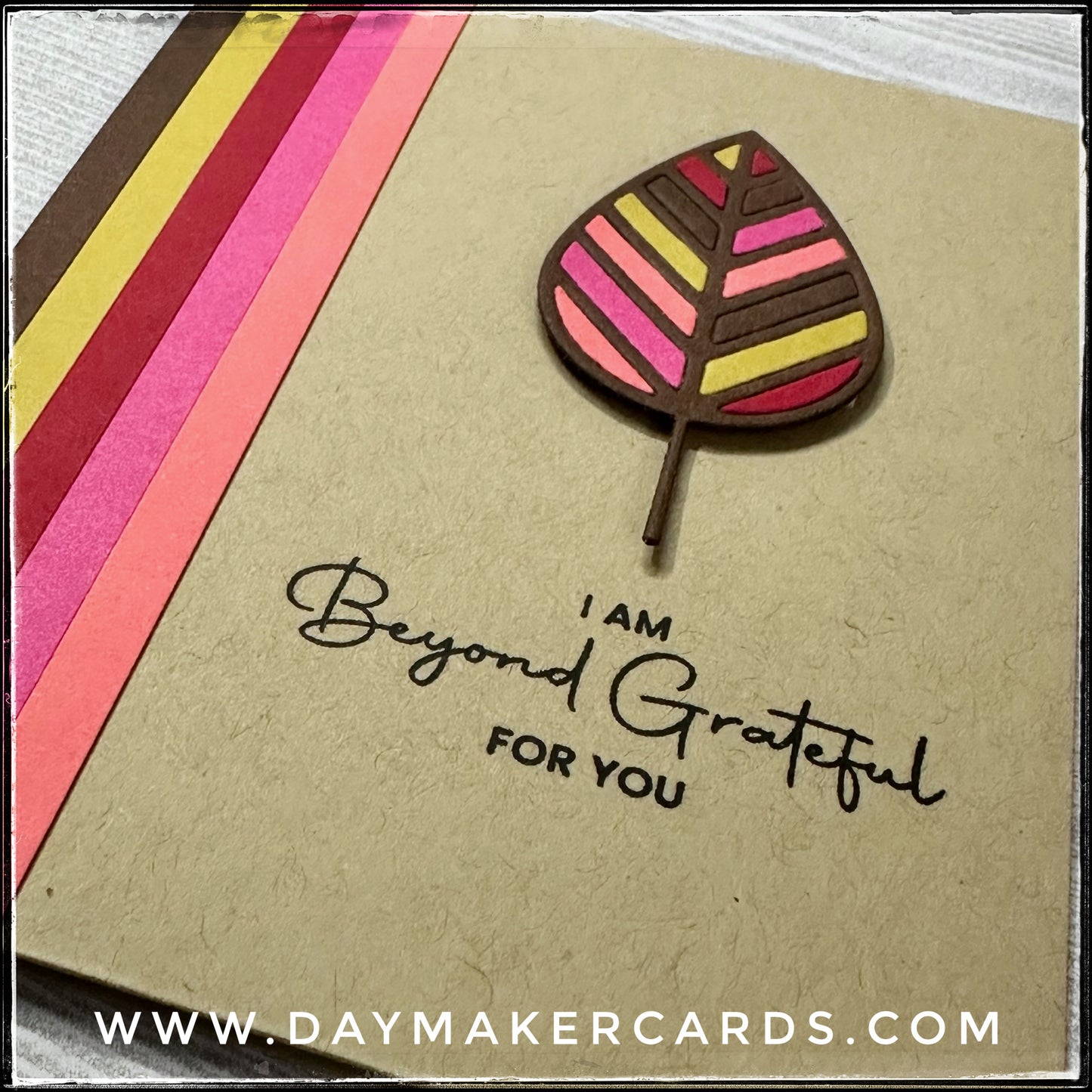 Beyond Grateful Handmade Card
