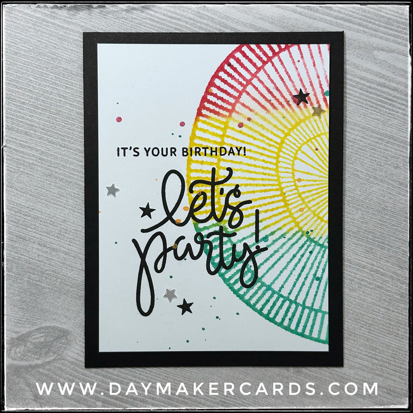 Let's Party Handmade Card