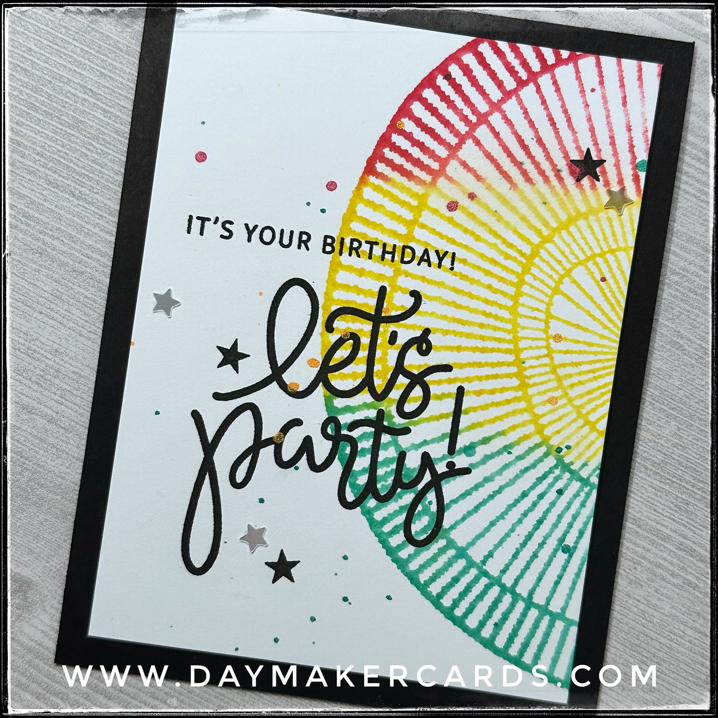 Let's Party Handmade Card