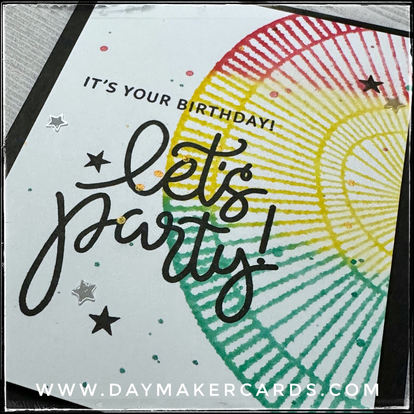 Let's Party Handmade Card