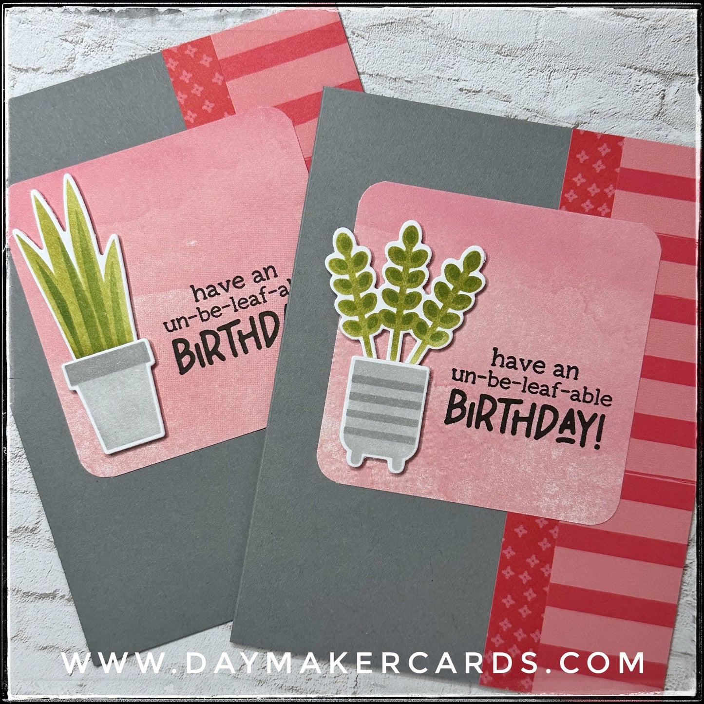 Un-Be-Leaf-Able Birthday Handmade Card