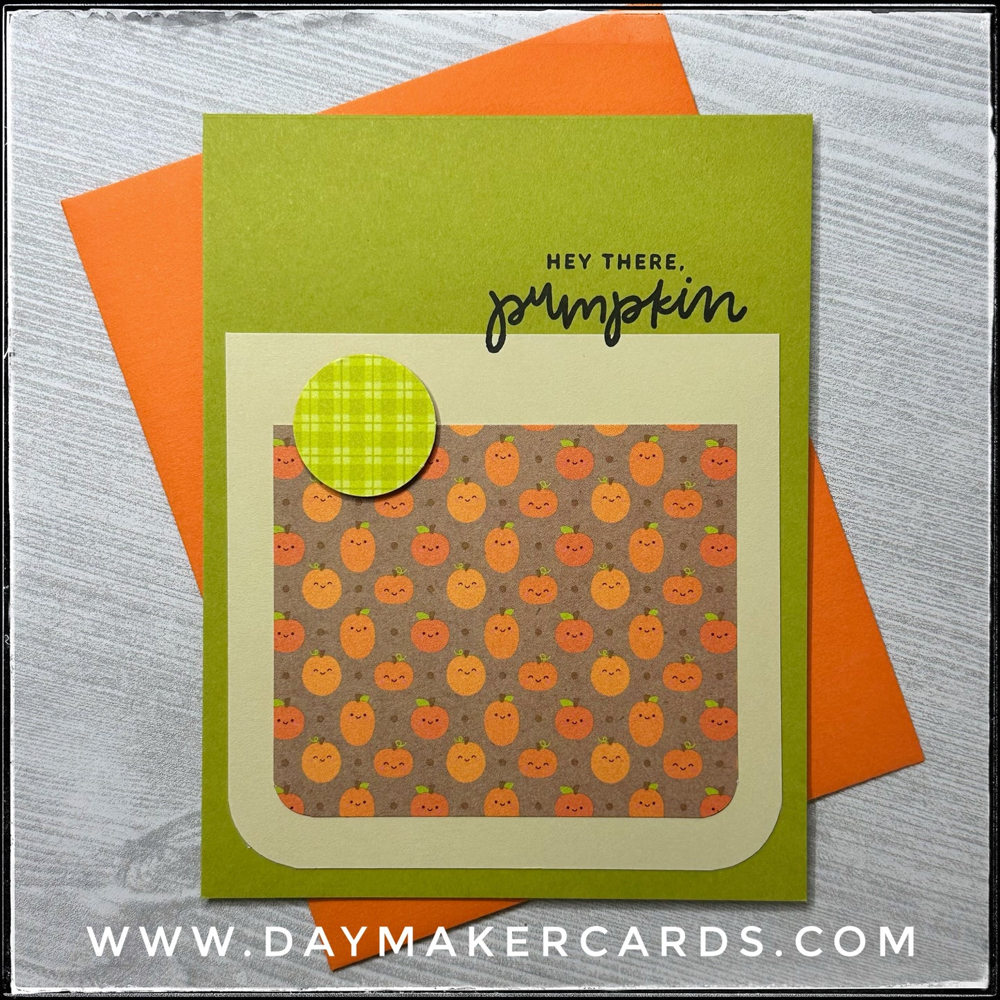 Hey There, Pumpkin Handmade Card