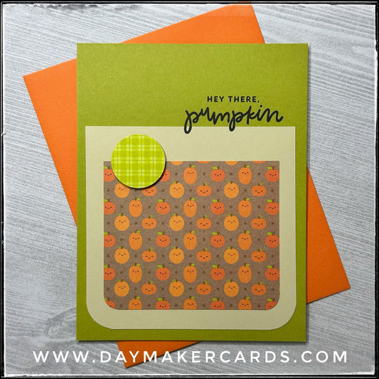 Hey There, Pumpkin Handmade Card