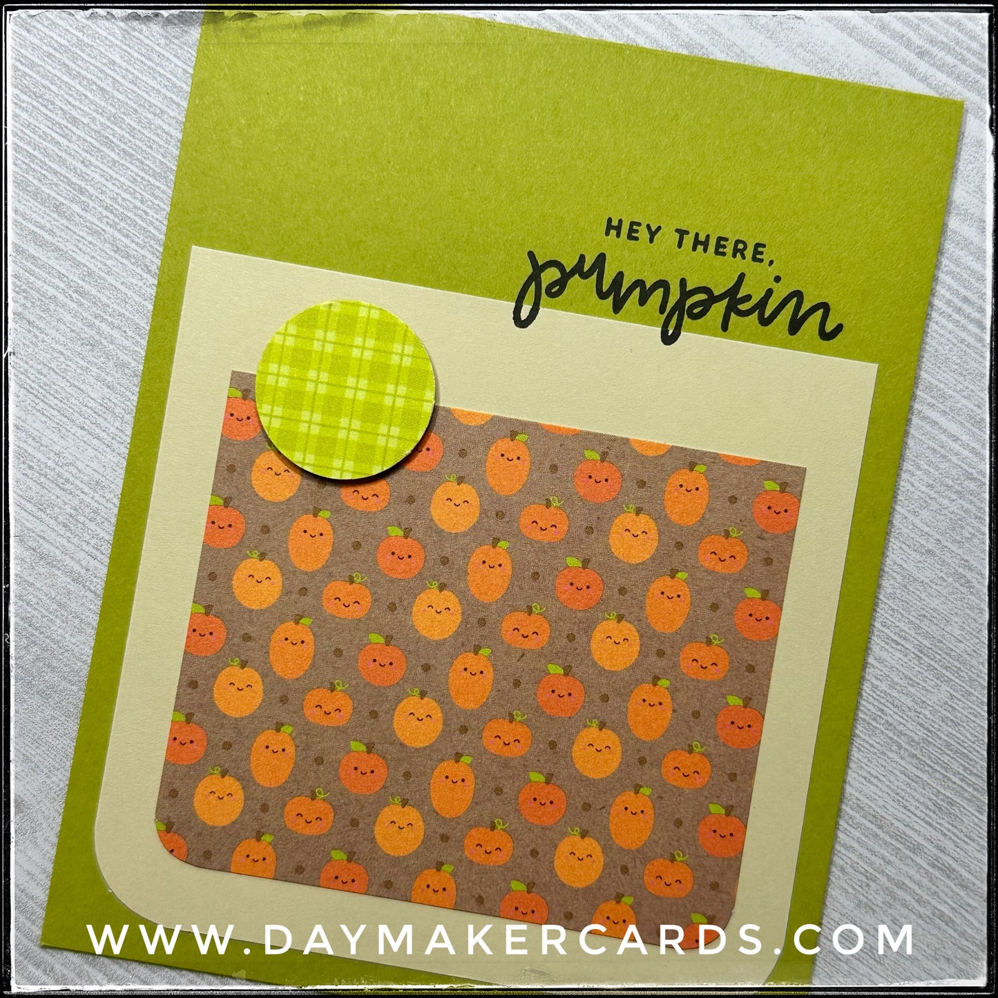 Hey There, Pumpkin Handmade Card