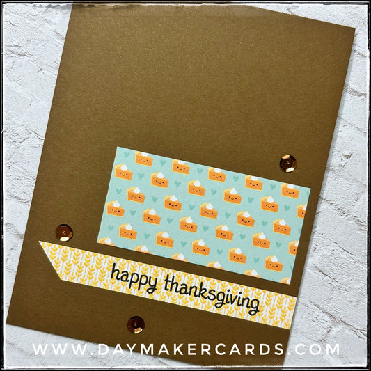 Happy Thanksgiving Handmade Card