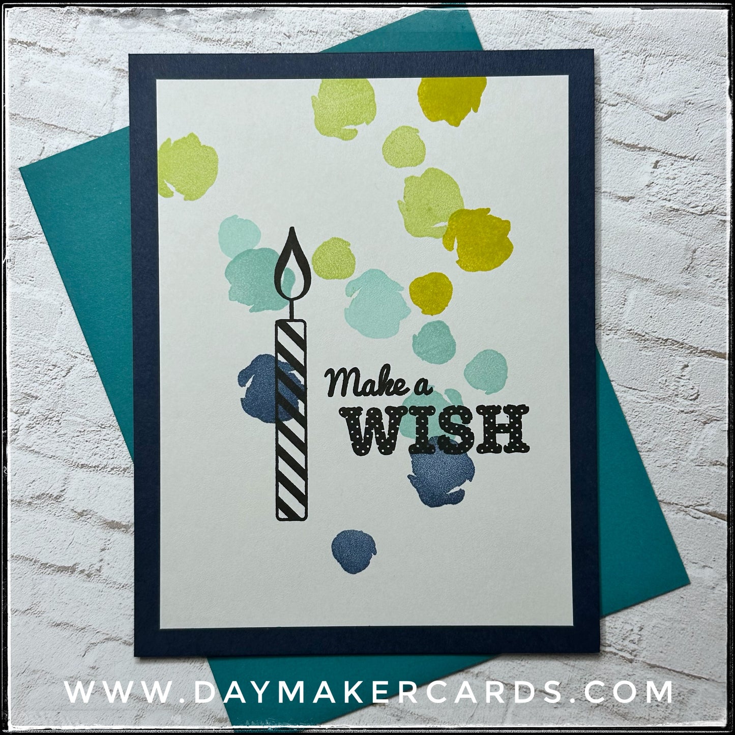 Make A Wish Handmade Card