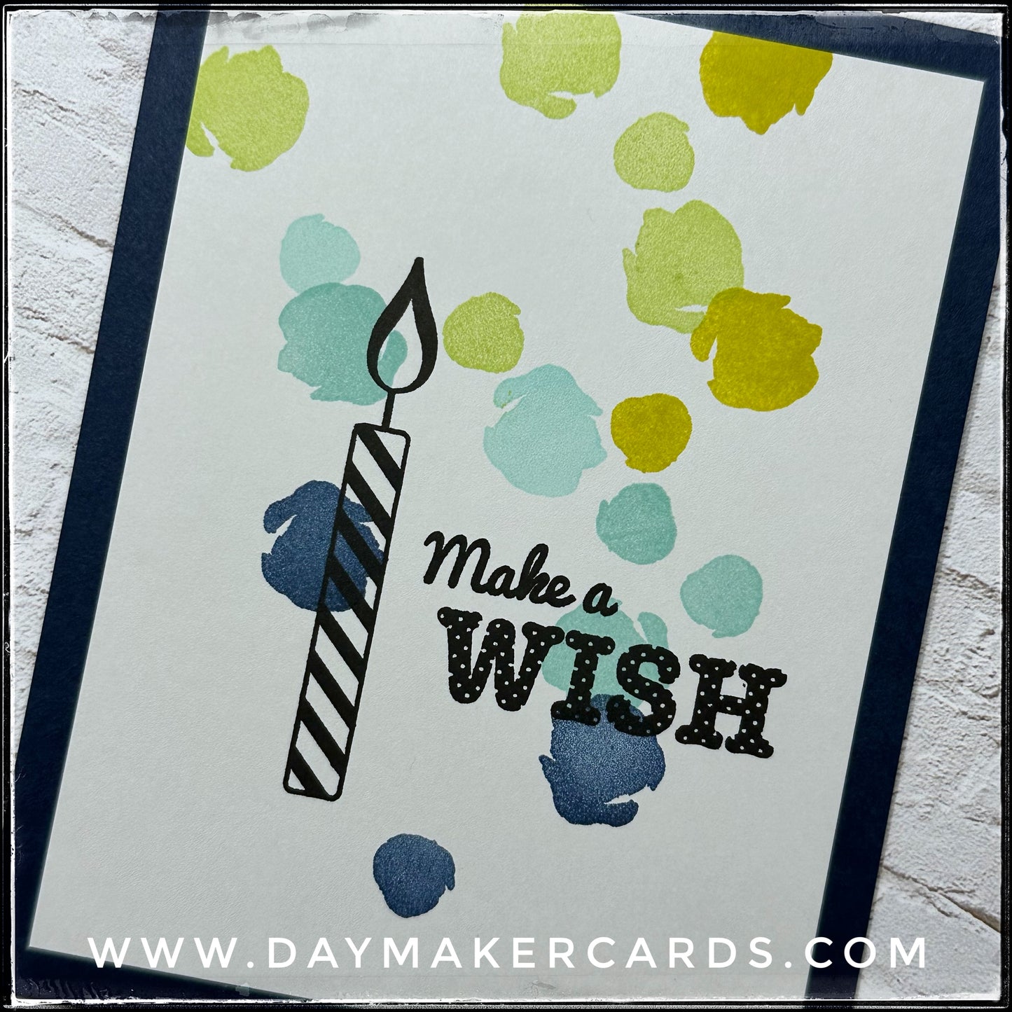 Make A Wish Handmade Card