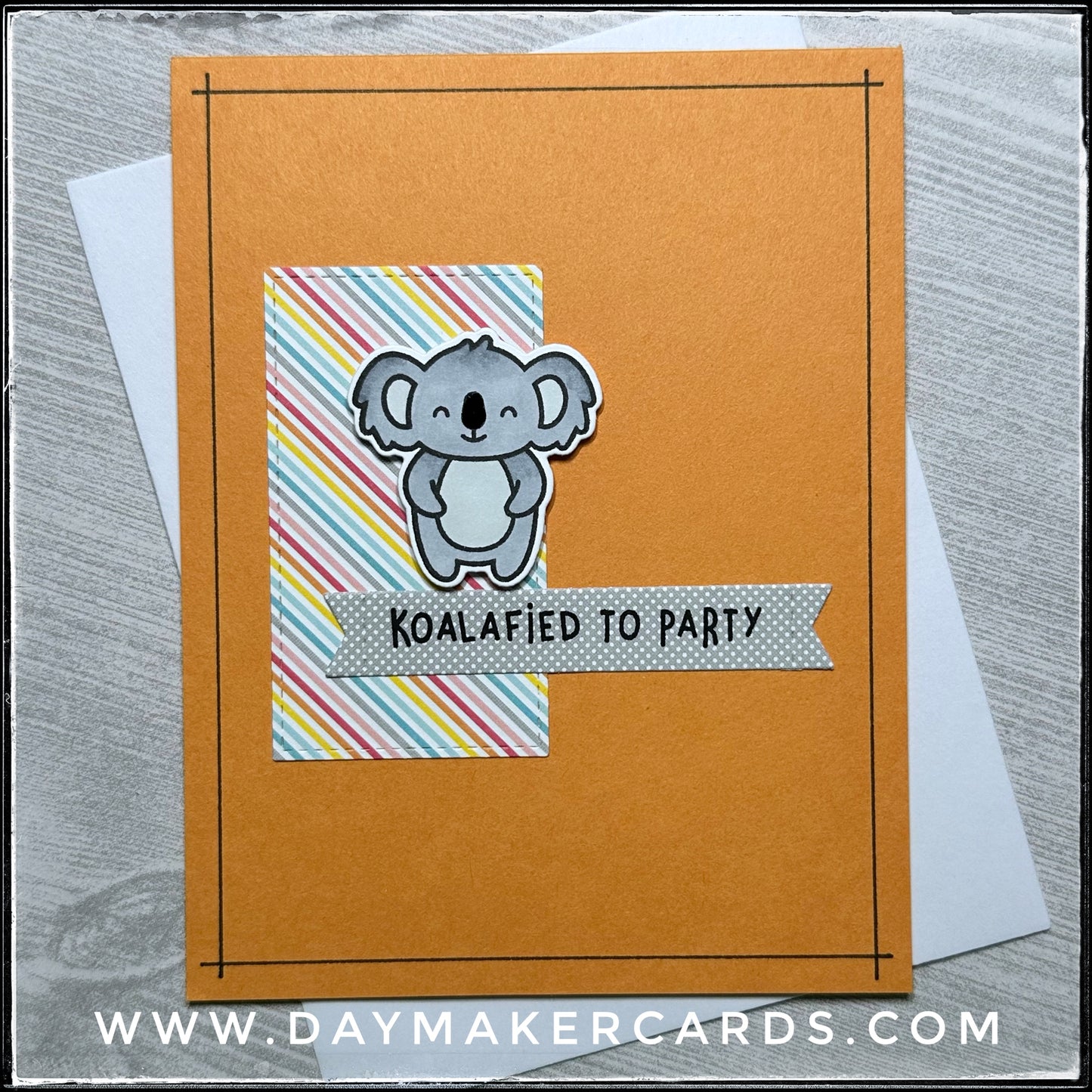 Koalafied To Party Handmade Card