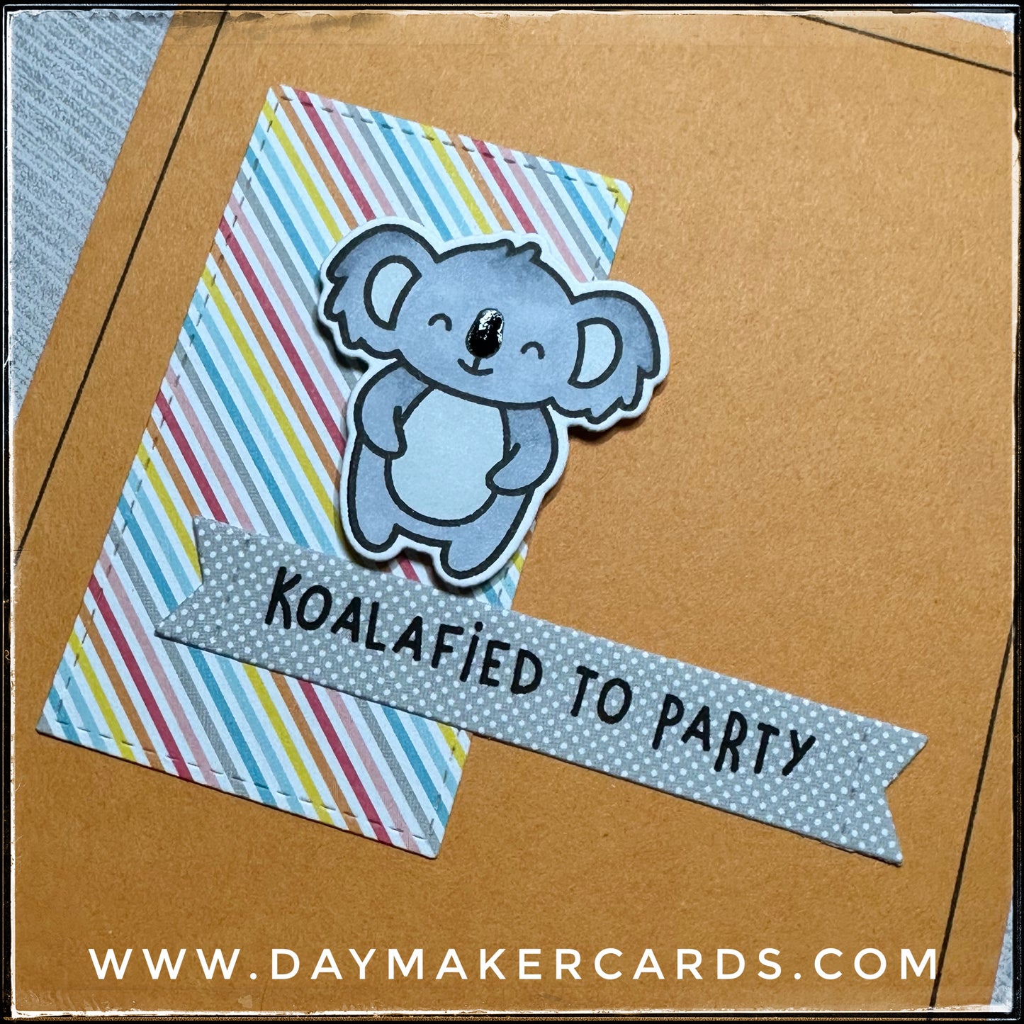 Koalafied To Party Handmade Card