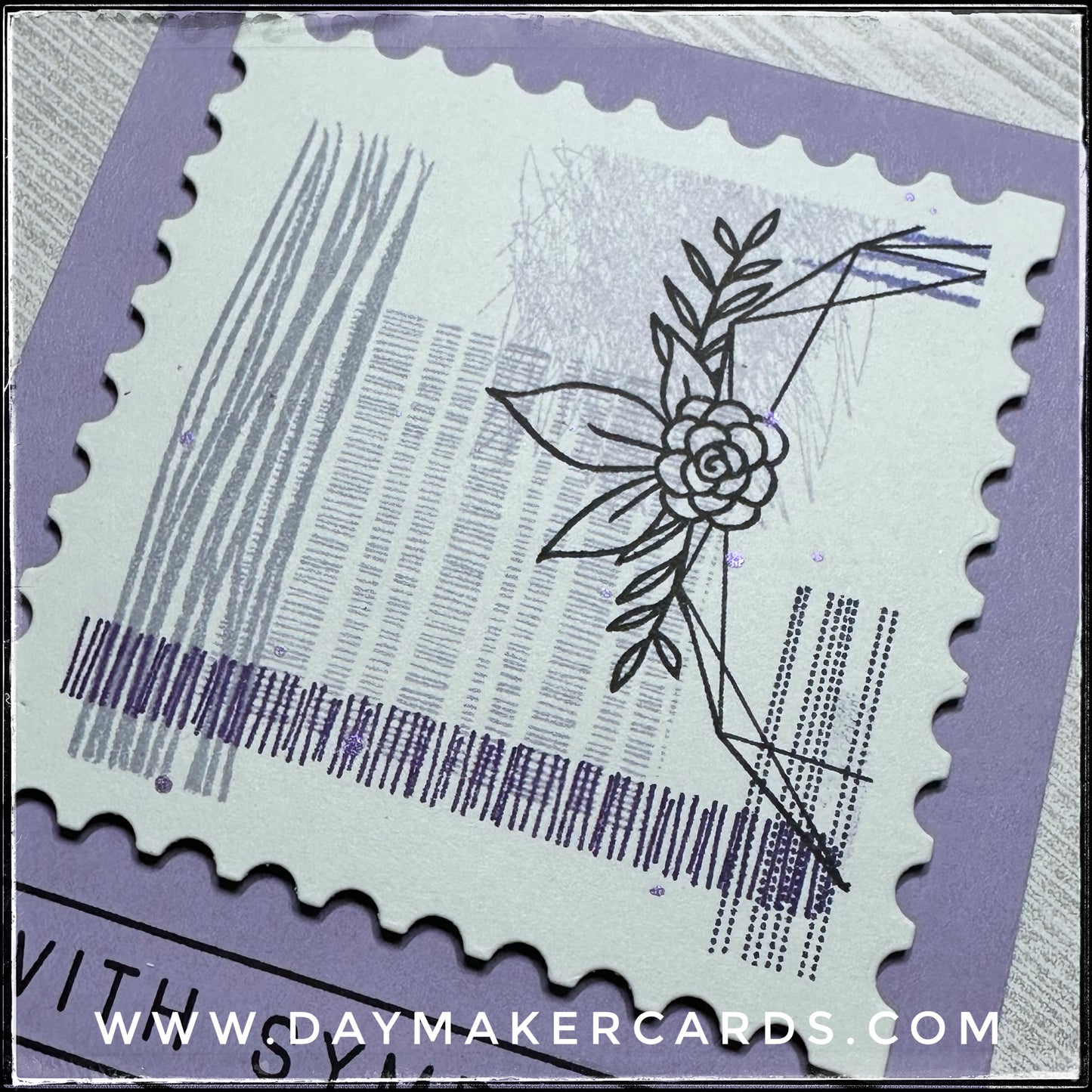 With Sympathy Handmade Card