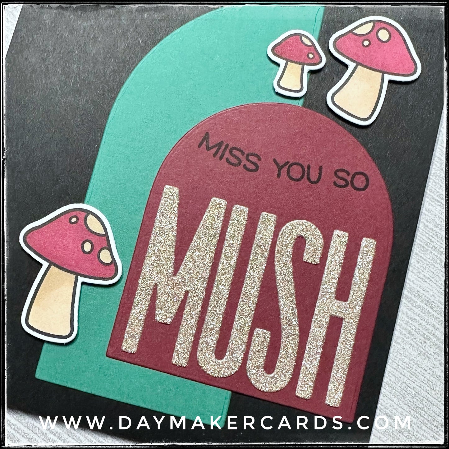 Miss You So Mush Handmade Card
