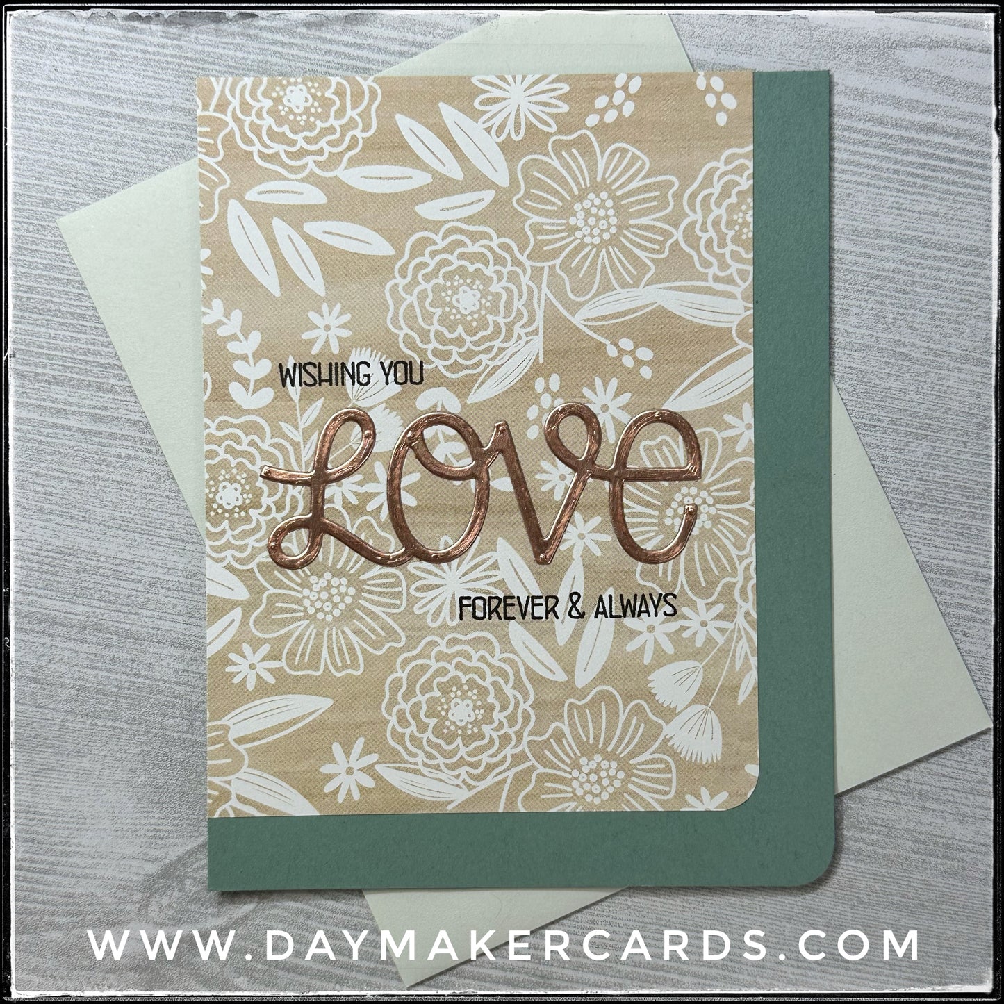 Wishing You Love Handmade Card