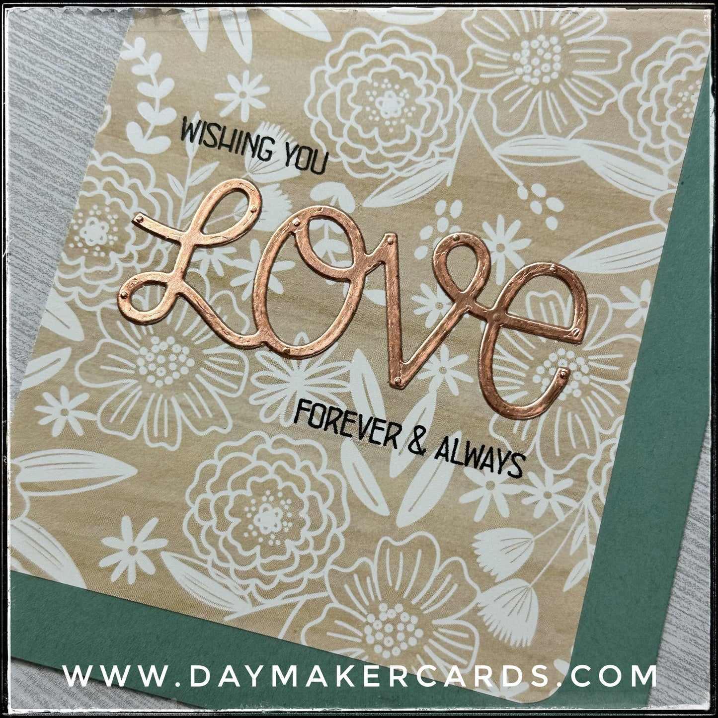 Wishing You Love Handmade Card