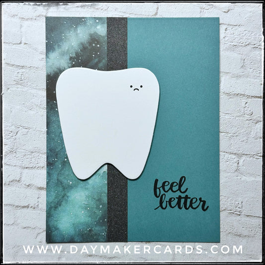Feel Better Tooth Handmade Card