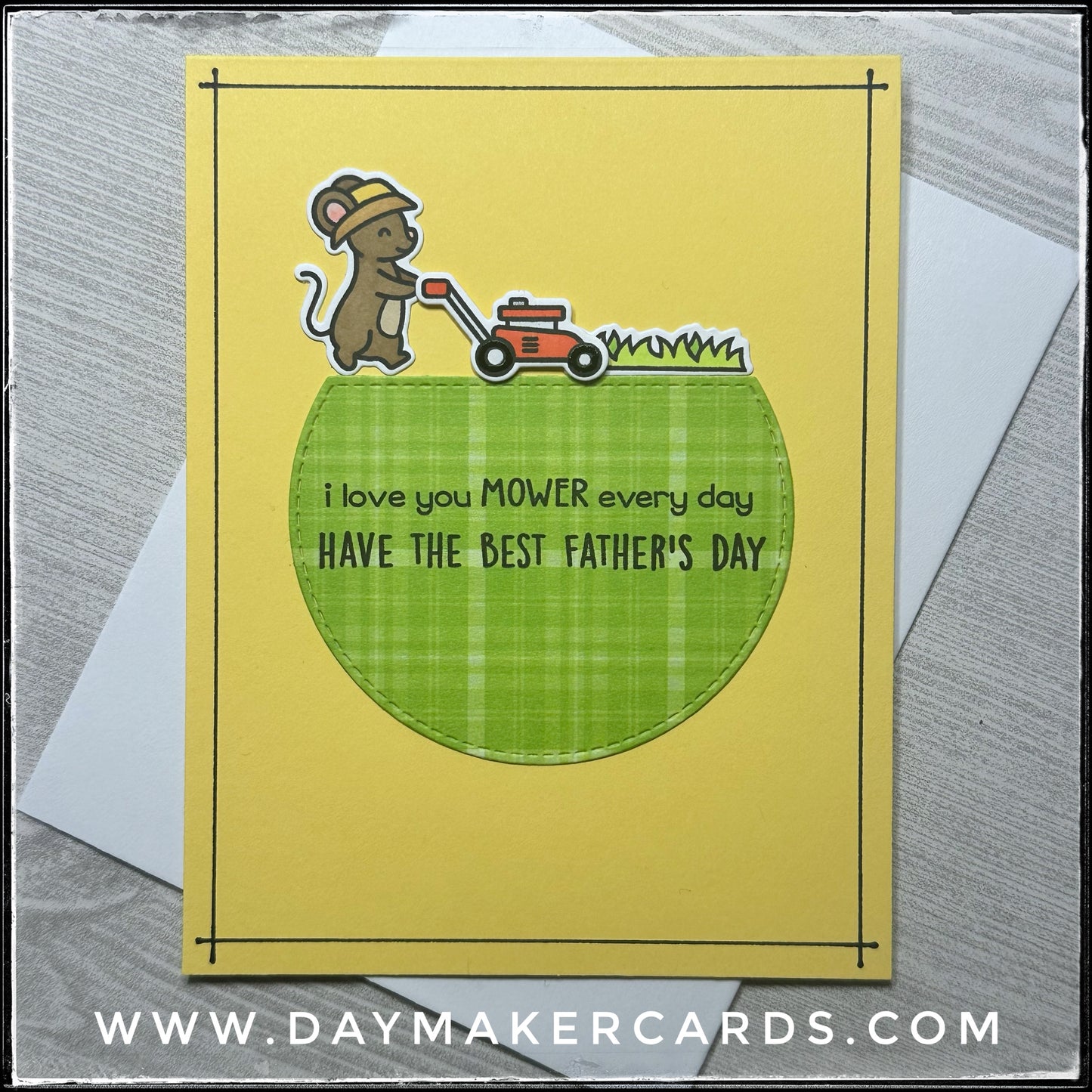 Love You Mower Handmade Card