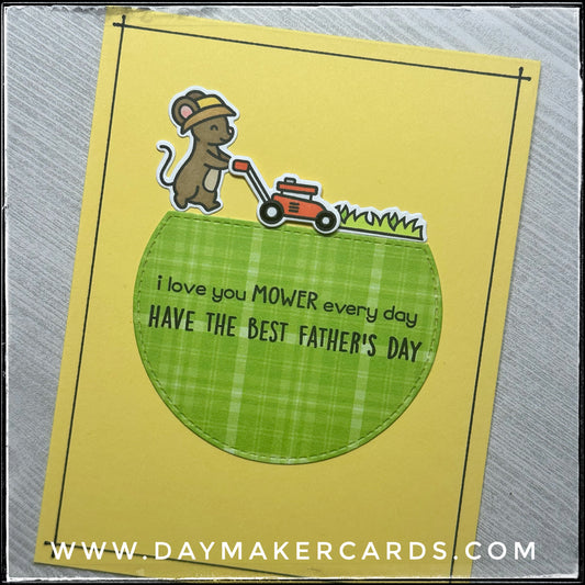 Love You Mower Handmade Card