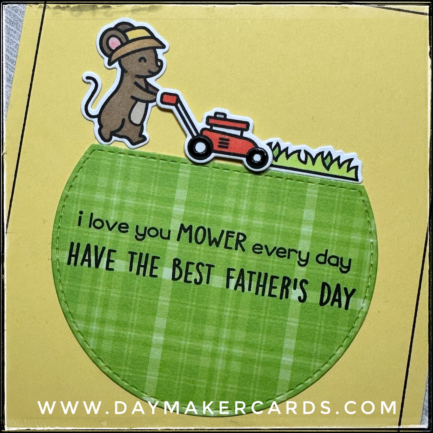 Love You Mower Handmade Card