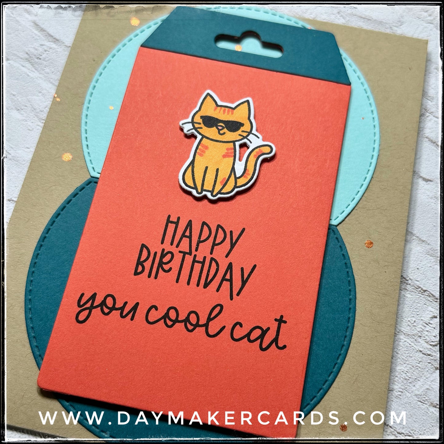 You Cool Cat Handmade Card
