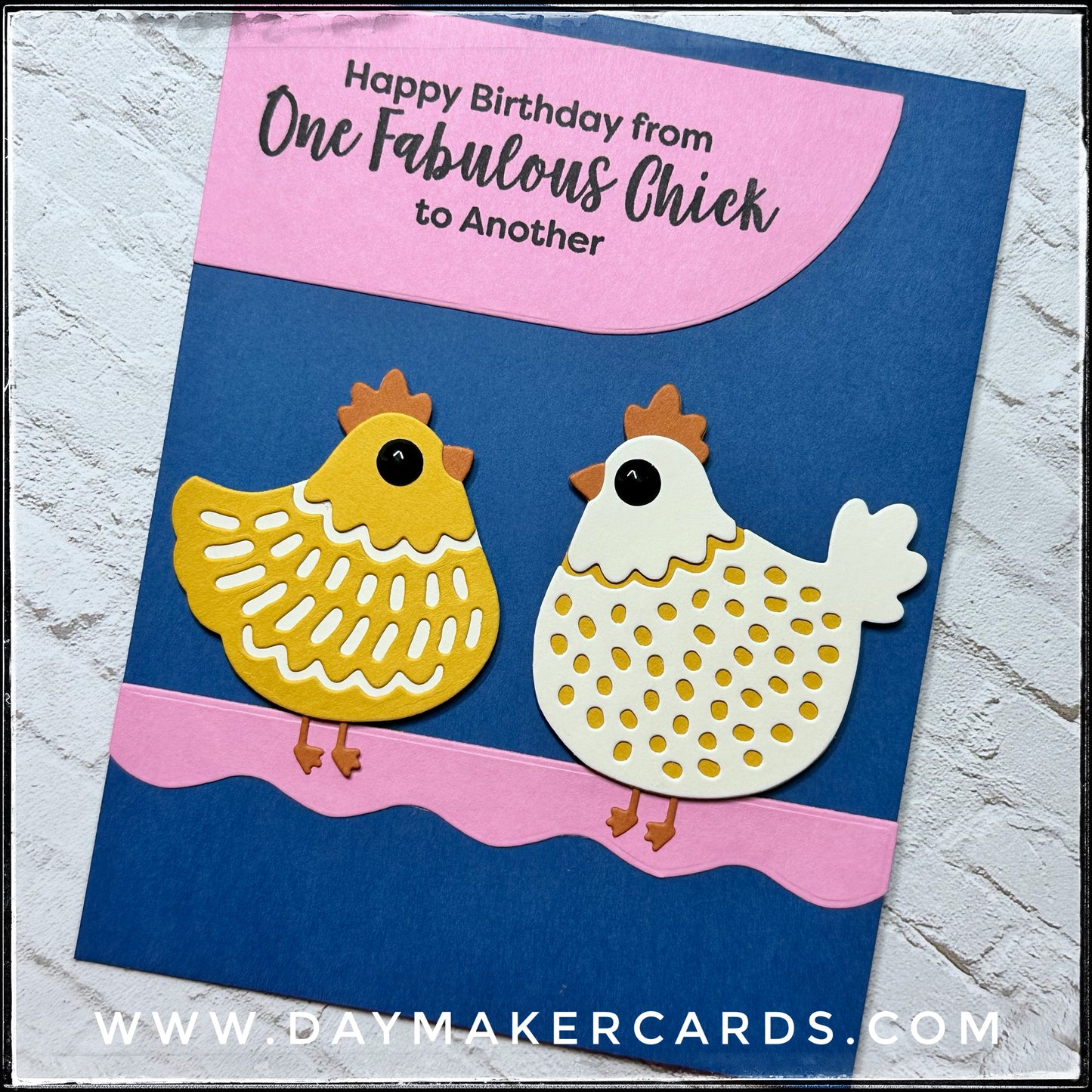 One Fabulous Chick Handmade Card