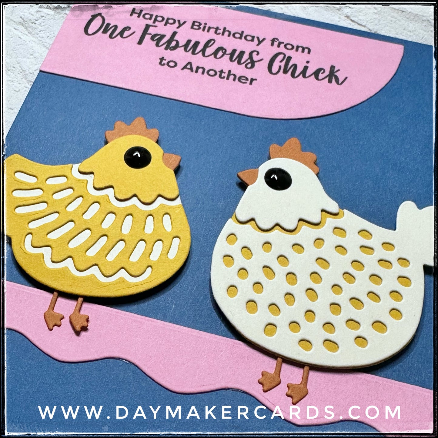 One Fabulous Chick Handmade Card