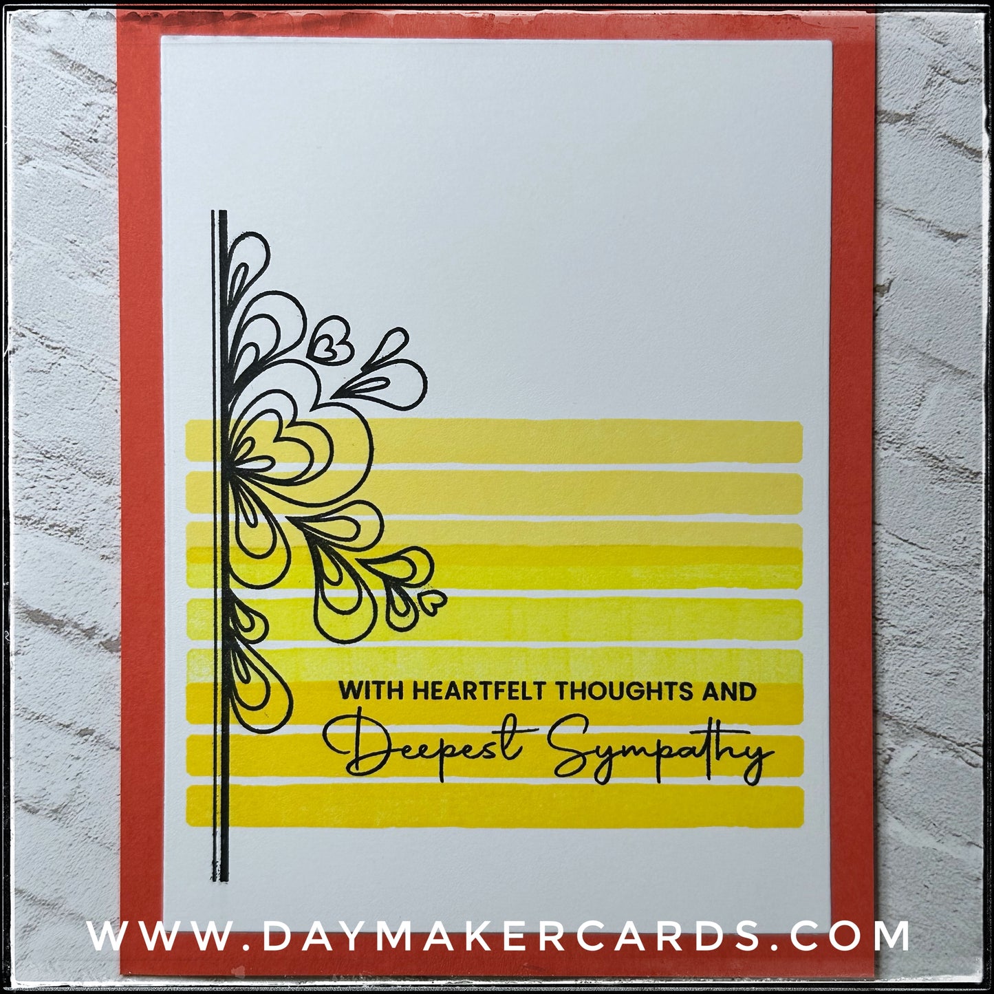 Deepest Sympathy Handmade Card